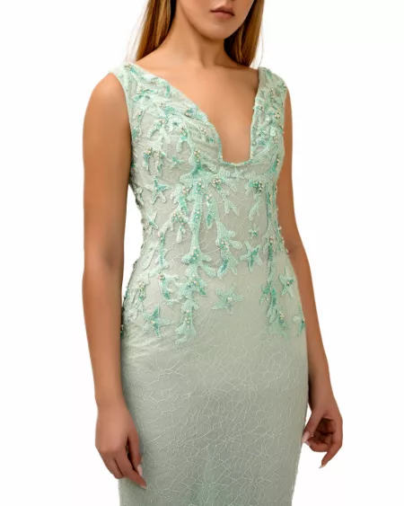 Green Mint Mermaid Dress